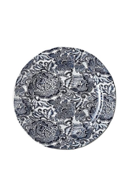  Ralph Lauren Home X Burleigh Patterned Plate - Blue 