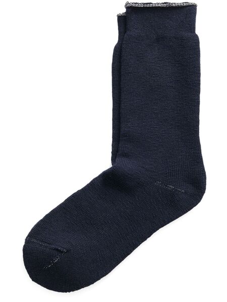  Ralph Lauren Rrl Looped Sock-crew Sock-single - Blue 