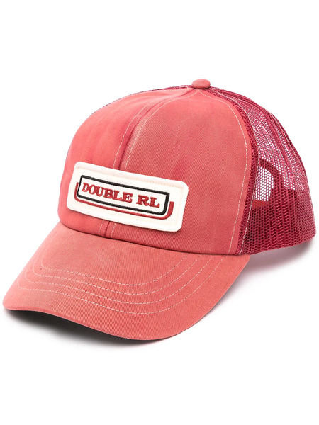  Ralph Lauren Rrl Mesh Trucker Cap - Red 