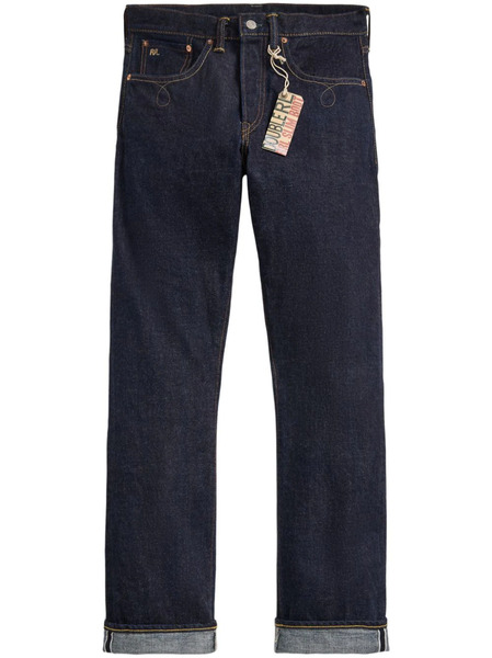  Ralph Lauren Rrl Slim Boot-full Length-classic - Blue 