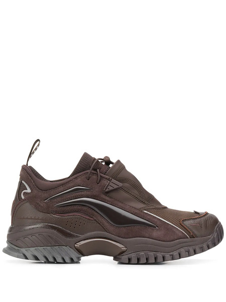  Random Identities Contrast Panel Toggle Sneakers - Brown 