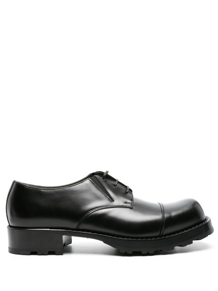  Random Identities Leather Derby Shoes - Black 