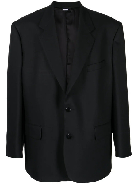  Random Identities Long-sleeved Oversized Blazer - Black 