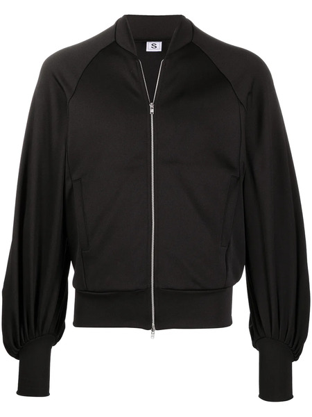  Random Identities Oversized-fit Bomber Jacket - Black 
