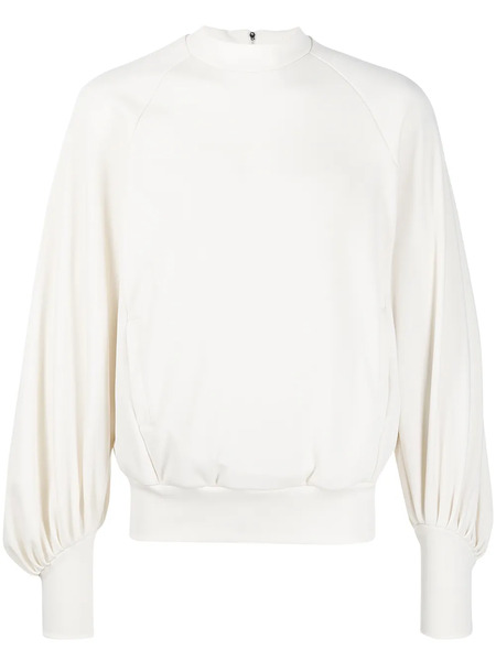 Random Identities Oversized Rib-trimmed Sweatshirt - Neutrals 