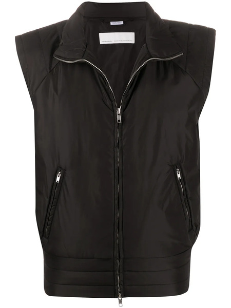  Random Identities Padded Sleeveless Jacket - Black 