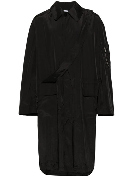  Random Identities Single-breasted Padded Coat - Black 