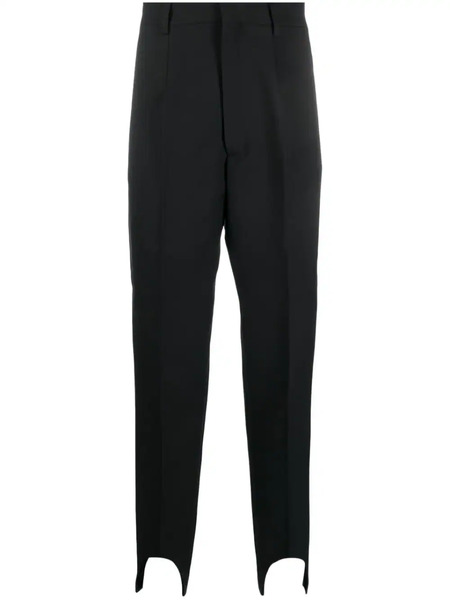  Random Identities Tapered Stirrup Trousers - Black 