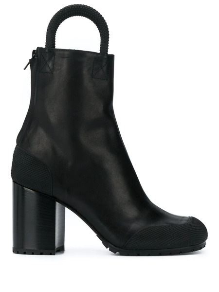  Random Identities Top Handle Ankle Boots - Black 