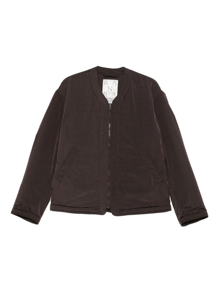  Ranra Logo-embroidered Jacket - Brown 