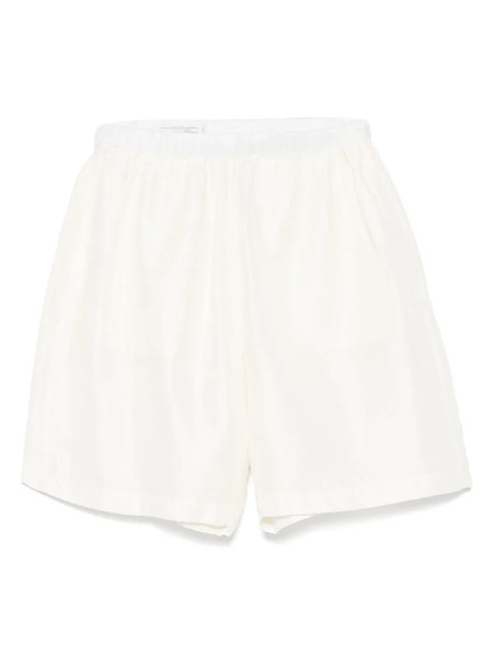  Ranra Patterned-jacquard Shorts - White 