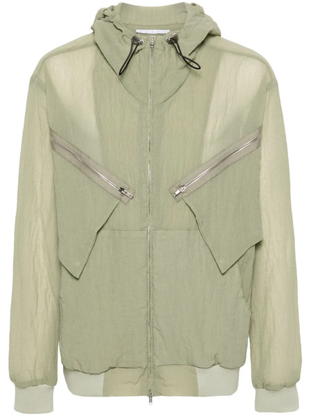  Ranra Risar Ripstop Hooded Jacket - Green 