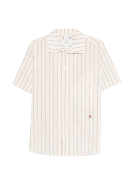  Ranra Striped Button Shirt - Neutrals 