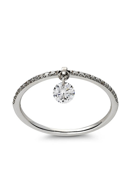  Raphaele Canot 18kt White Gold Set Free Diamond Ring - Silver 