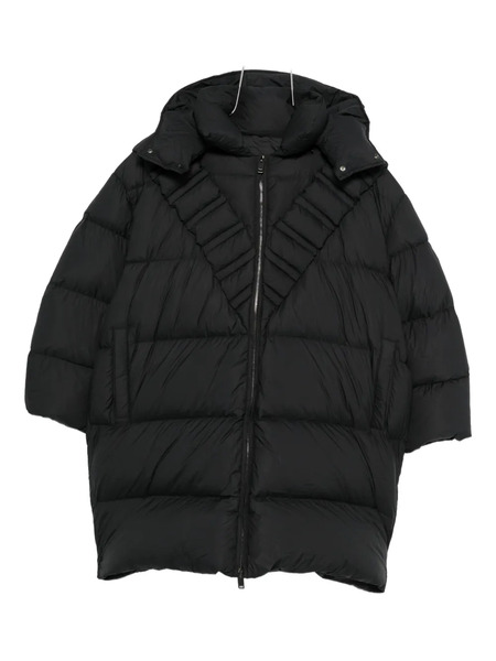  Raxxy Hooded Oversized Coat - Black 