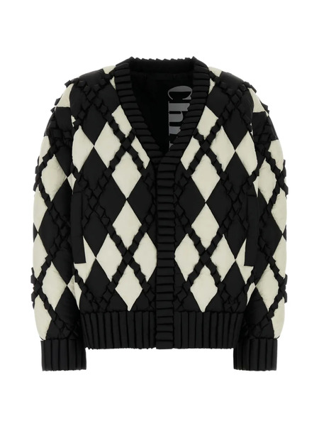  Raxxy Two-tone Puffer Jacket - Black 