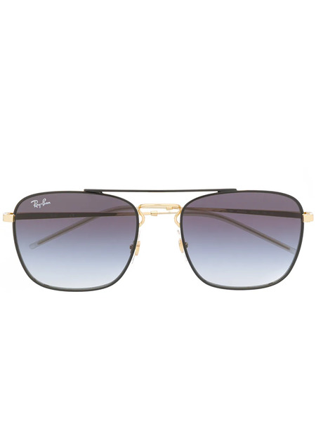  Ray-ban Aviator Shaped Sunglasses - Gold 
