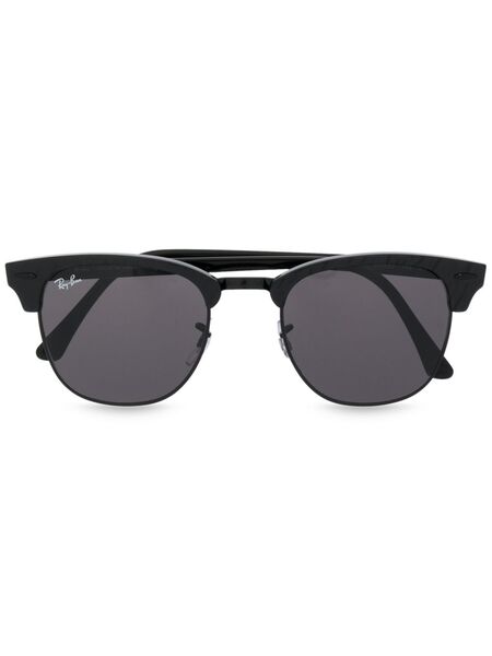  Ray-ban Clubmaster Square Sunglasses - Black 