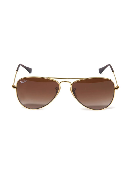 Ray-ban Junior Aviator Sunglasses - Gold 
