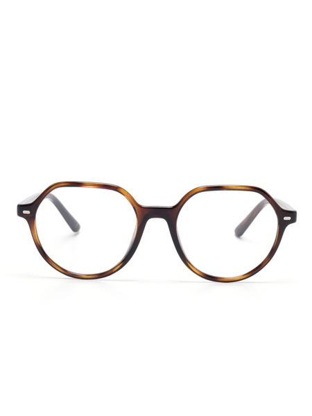 Ray-ban Junior Round-frame Glasses - Brown 