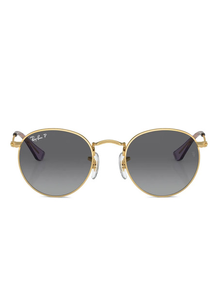  Ray-ban Junior Round-frame Sunglasses - Gold 