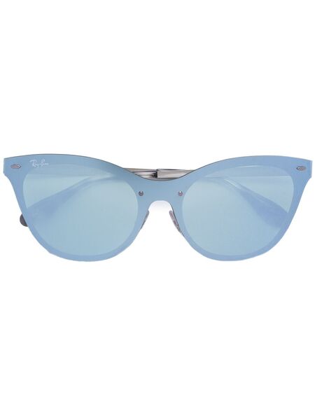  Ray-ban Mirrored Cats-eye Glasses - Metallic 