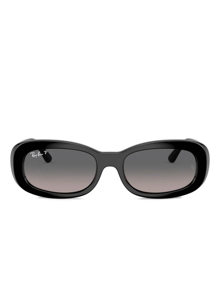  Ray-ban Oval-frame Sunglasses - Black 