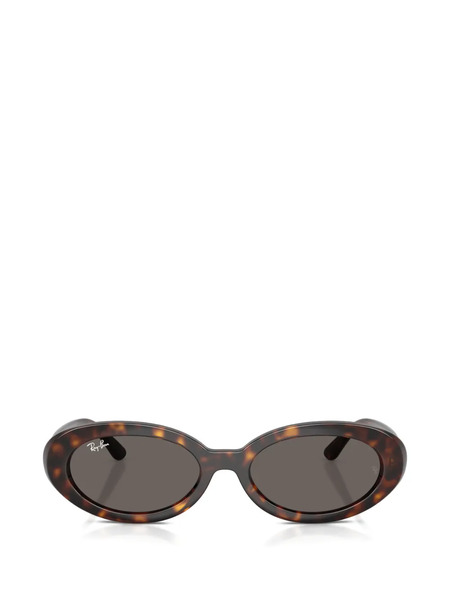  Ray-ban Oval-frame Sunglasses - Brown 