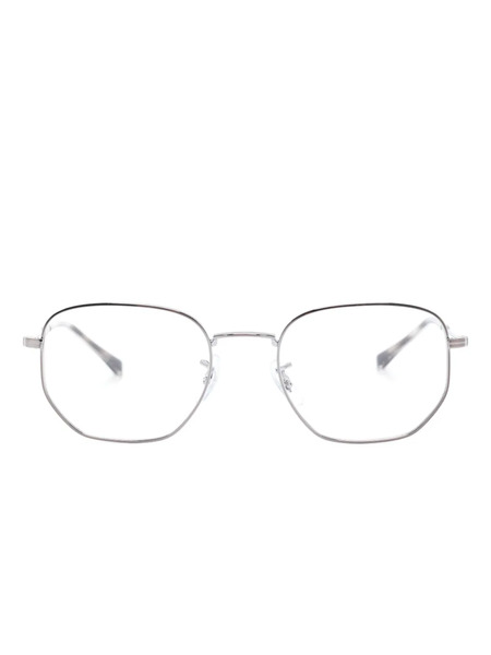  Ray-ban Rb6496 Geometric-frame Glasses - Silver 