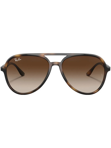  Ray-ban Rb4376 Tortoise-shell Aviator Frames - Green 