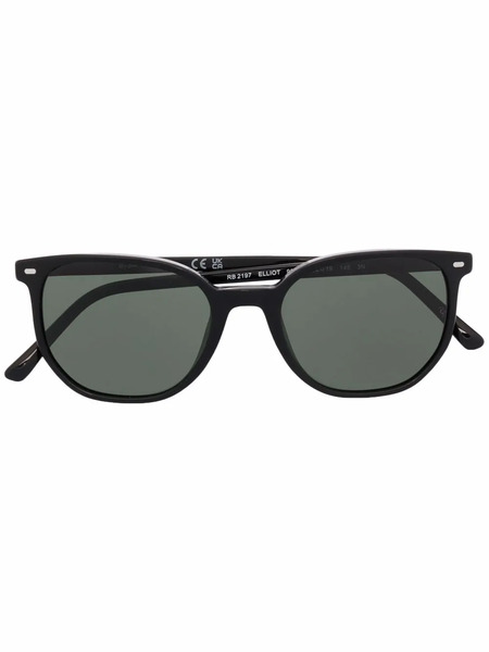  Ray-ban Rectangle Frame Sunglasses - Black 