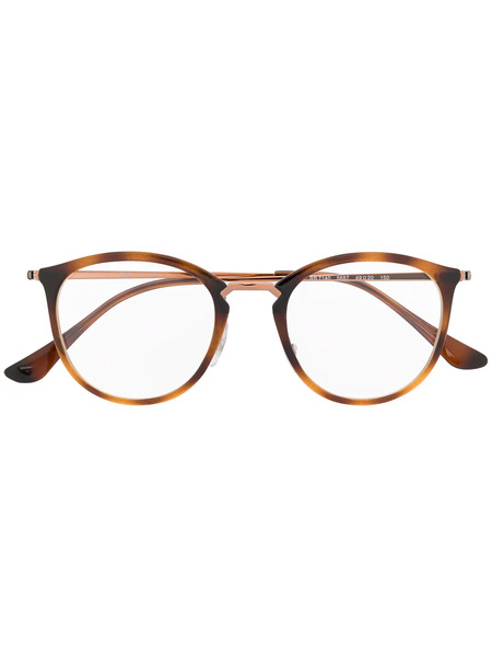  Ray-ban Round Frame Glasses - Brown 