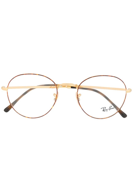  Ray-ban Round Framed Glasses - Gold 