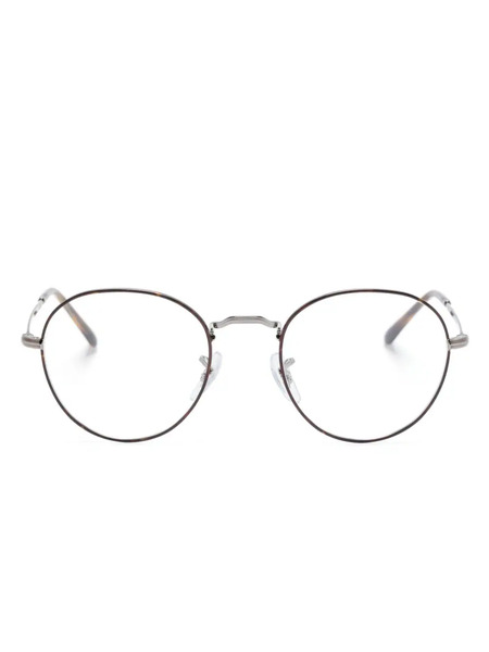  Ray-ban Round Metal Optics Ii Glasses - Black 