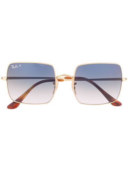  Ray-ban Square Gradient Sunglasses - Gold 