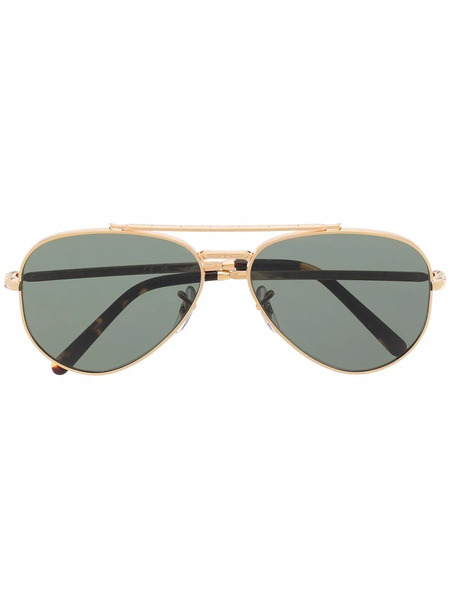  Ray-ban Tinted Aviator Sunglasses - Gold 
