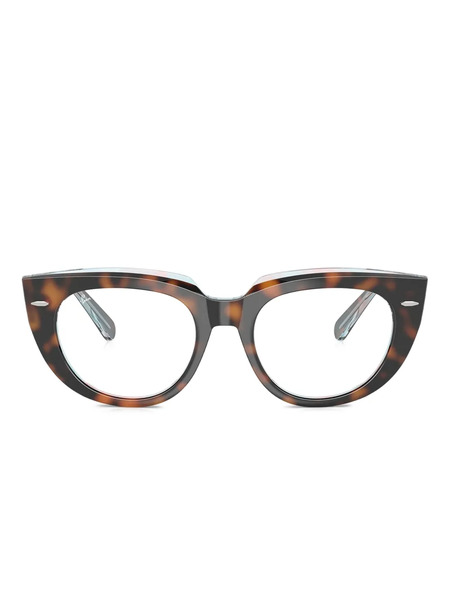  Ray-ban Tortoiseshell Cat-eye Glasses - Brown 