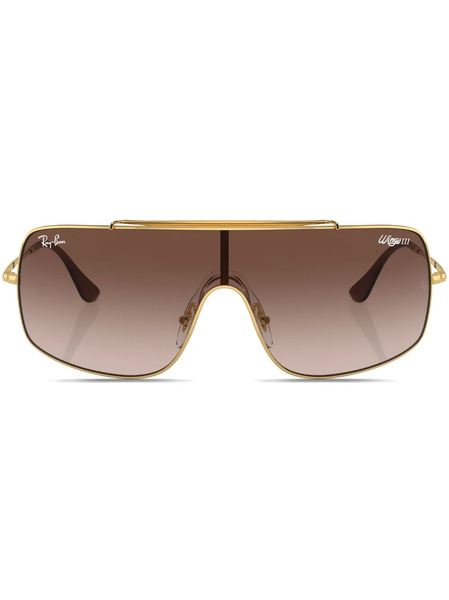  Ray-ban Wings Iii Square-frame Sunglasses - Gold 
