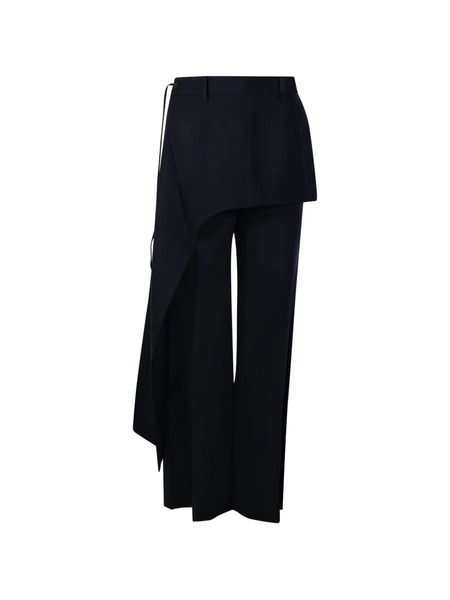  Re Code Asymmetric Trousers - Blue 