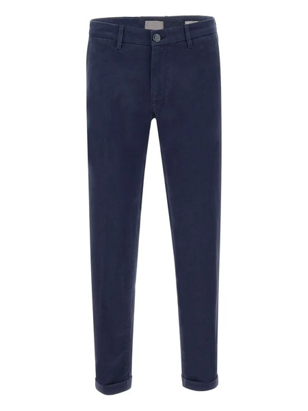  Re-hash Belt Loops Logo Patch Trousers - Blue 
