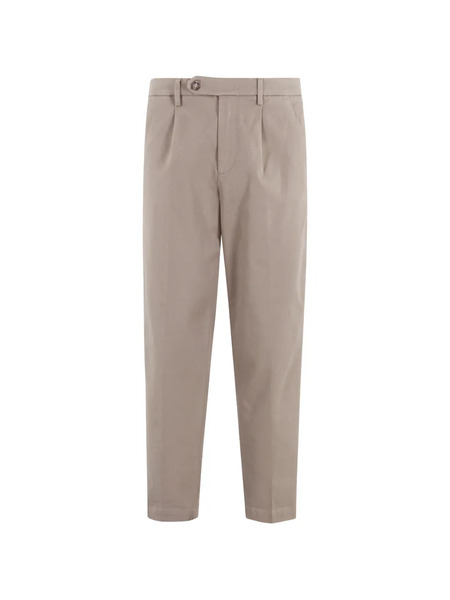  Re-hash Pleated Buttoned Trousers - Neutrals 