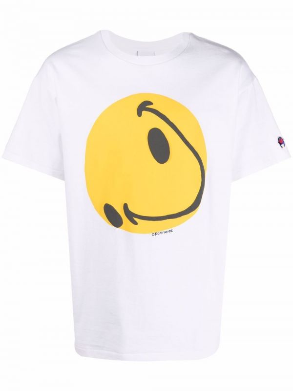  Readymade Collapse Face T-shirt - White 