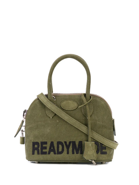  Readymade Contrast Logo Tote - Green 