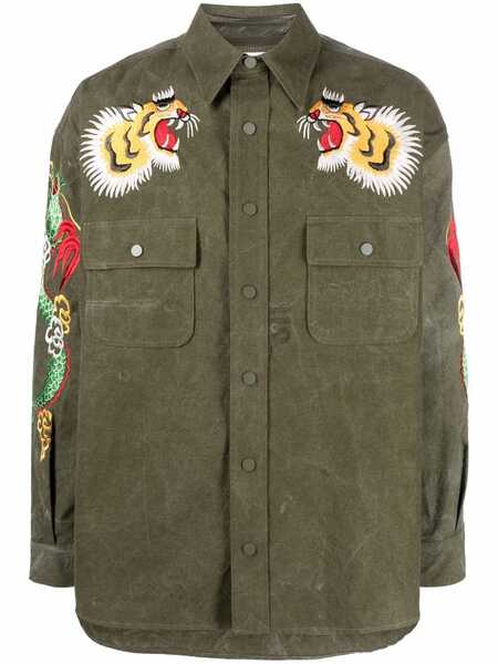  Readymade Embroidered Ska Shirt - Green 