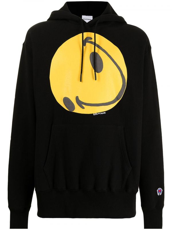  Readymade Graphic-print Hoodie - Black 