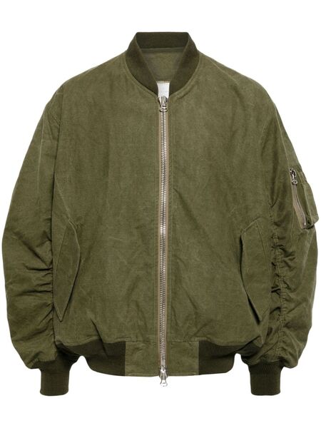  Readymade Padded Canvas Bomber Jacket - Green 