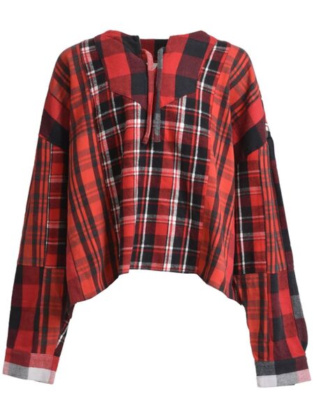  Readymade Panelled Shirt - Red 