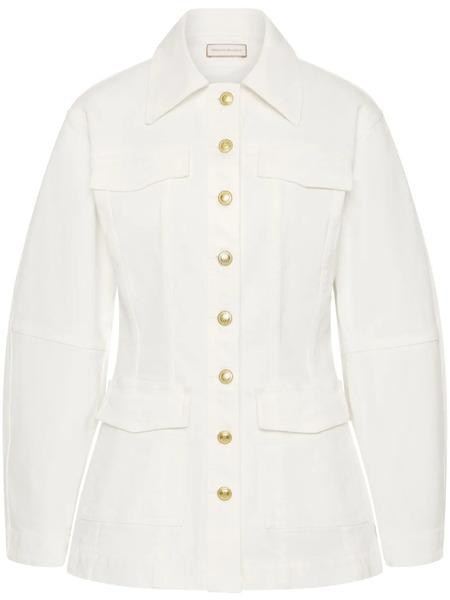  Rebecca Vallance Aviator Jacket - White 