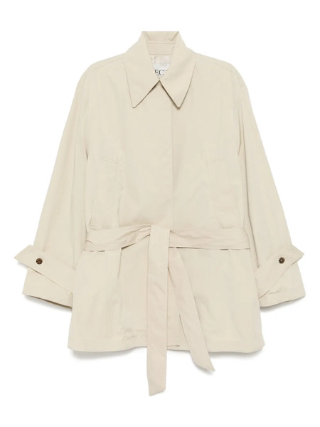  Recto Short Trench Coat - Neutrals 