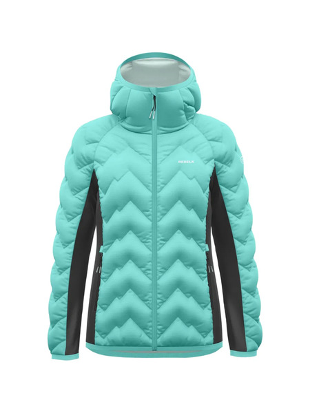  Redelk Hooded Quilted Jacket - Blue 